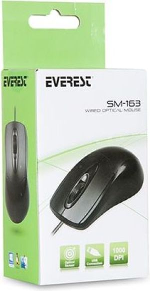Mysz Everest Black SM-163B (EVERMI13789) 3