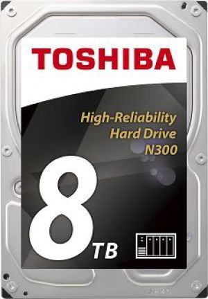 Dysk serwerowy Toshiba N300 8 TB 3.5'' SATA III (6 Gb/s)  (HDWN180EZSTA) 1