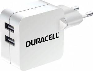 Ładowarka Duracell Podwójna ładowarka USB 2x 2.4A do telefonów i tabletów (DRACUSB4W-EU) 2