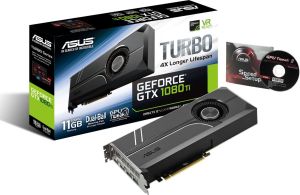 Karta graficzna Asus GeForce GTX 1080 Ti TURBO 11GB GDDR5X (352 bit), 2x HDMI, 2x DP, BOX (TURBO-GTX1080TI-11G) 1