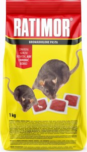 Ratimor Ratimor - trutka miękka/pasta duplex na myszy i szczury (folia) 1 kg 1