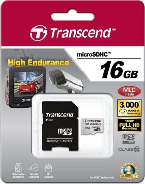 Karta Transcend High Endurance MicroSDHC 16 GB Class 10 U1  (TS16GUSDHC10V) 1