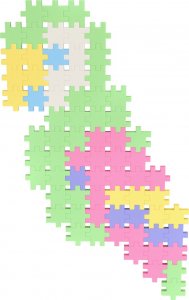 Klocki Meli Minis Pastel Travel Box 1100 el. 10