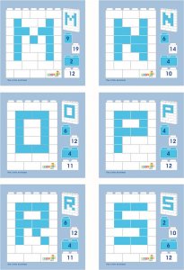 Instrukcje 1:1 Little Architekt Litery i Cyfry 17 szt. 3