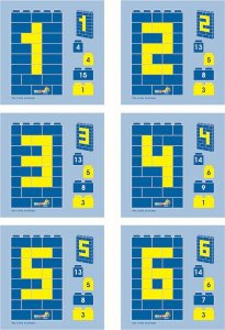 Instrukcje 1:1 Little Architekt Litery i Cyfry 17 szt. 5