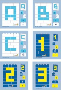 Instrukcje 1:1 Little Architekt Litery i Cyfry 17 szt. 7