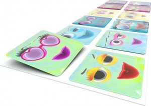 Klocki Meli Emoti Tęcza 12 el. 2