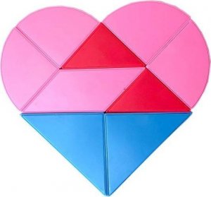 Klocki Magnetyczny Tangram - Magic Tangram 100el. 24