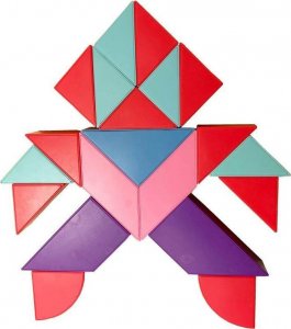 Klocki Magnetyczny Tangram - Magic Tangram 100el. 4