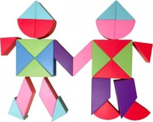 Klocki Magnetyczny Tangram - Magic Tangram 100el. 7
