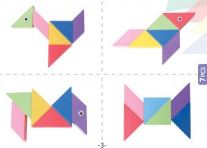 Klocki Magnetyczny Tangram - Magic Tangram 60 el. 2
