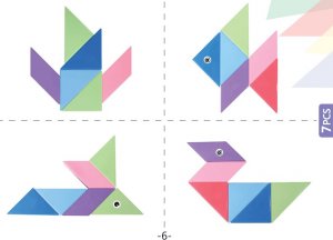 Klocki Magnetyczny Tangram - Magic Tangram 60 el. 4