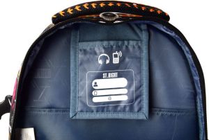 St. Majewski Plecak 4-komorowy BP1 ZIG ZAG 8