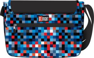 St. Majewski Torba na ramię Stright SB-01 Pixelmania blue 2