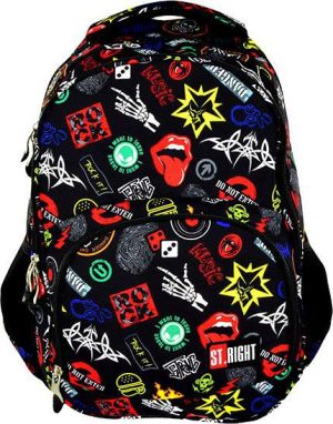 St. Majewski Plecak 3-komorowy BP23 BADGES 6