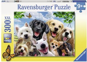 Ravensburger Puzzle 300el Szczęśliwe psy (132287) 1