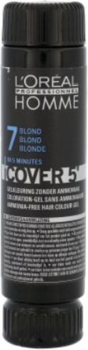 L’Oreal Professionnel Homme Cover 5' Farba 7 - Blond 50 ml 1