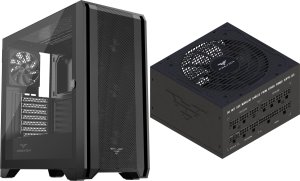 Obudowa PREYON Obudowa PREYON Nest Windy Black + Zasilacz PREYON EAGLE POWER GOLD 1000W 1