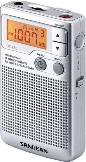 Radio Sangean Sangean DT250 Srebrny 1