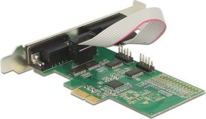 Kontroler Delock PCIe 2.0 x1 - 4x RS-232 (89557) 3