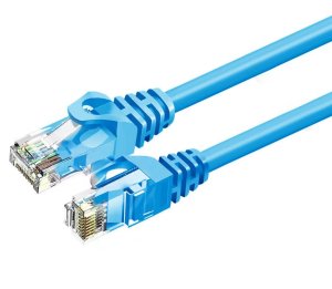 ZOY ZOY 3 Kable Sieciowe Ethernet 0,5m Cat. 6a UTP CCA Szary + Niebieski + Żółty 8