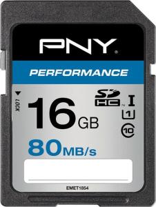 Karta PNY SDHC 16 GB  (SD16GPER80-EF) 1