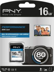 Karta PNY SDHC 16 GB  (SD16GPER80-EF) 3