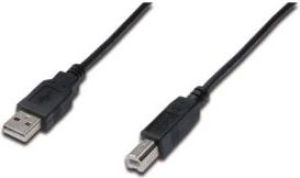 Kabel USB Digitus USB-A - USB-B 0.5 m Czarny (AK-300105-005-S) 1