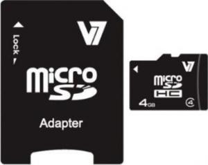 Karta V7 MicroSDHC 4 GB Class 4  (VAMSDH4GCL4R-2E) 1