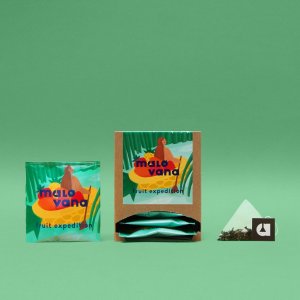 Malovana Herbata Malovana Fruit Expedition zielona o smaku owoców egzotycznych (15 torebek) 2