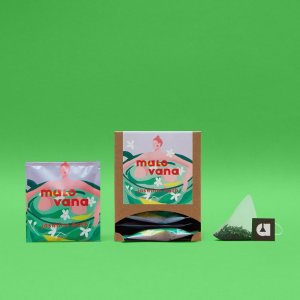 Malovana Herbata Malovana Jasmine Bath zielona o smaku jaśminu (15 torebek) 2