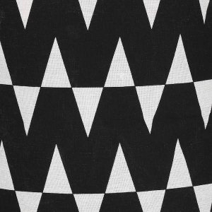 Springos Kosz do przechowywania zabawek i ubrań pojemnik z uszami czarny zygzak UNIWERSALNY 3