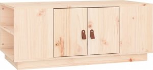 vidaXL Stolik kawowy, 100x50x41 cm, lite drewno sosnowe 2