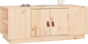 vidaXL Stolik kawowy, 100x50x41 cm, lite drewno sosnowe 5