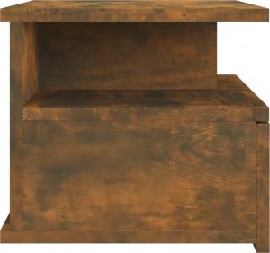 vidaXL vidaXL Wisząca szafka nocna, przydymiony dąb, 40x31x27 cm 5