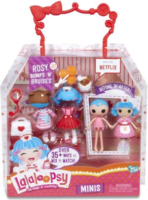 Figurka MGA LALALOOPSY Lalka Mini W1, Rosy Bumps N Bruises (585611) 1