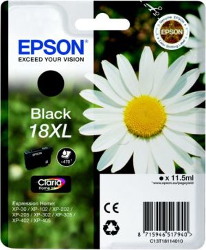 Tusz Epson Oryginalny tusz 18XL, czarny (C13T18114012) 1