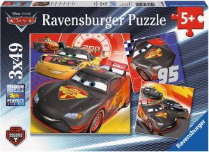 Ravensburger Puzzle 3x49el Auta. Przygoda na drodze. (080014) 1