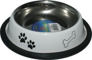 Yarro International MISKA METALOWA NA GUMIE MAL/KOSTKI 18cm 2