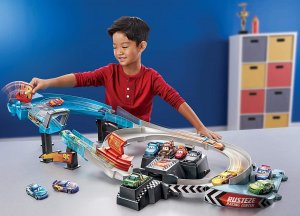 Mattel CARS AUTA TOR WYŚCIGOWY PODWÓJNA PĘTLA (DRIFT SKOK NAPĘD ) GNW06 6