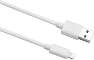 Kabel USB Mcab USB-A - Lightning 1 m Biały (7070152) 1