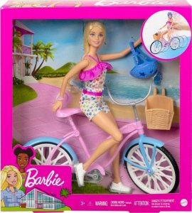 Lalka Barbie Barbie BARBIE LALKA NA ROWERZE HBY28 10