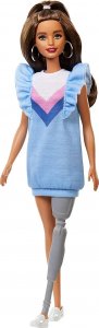 Lalka Barbie Barbie BARBIE LALKA FASHIONISTAS Z PROTEZĄ NOGI WZÓR 121 FXL54 1