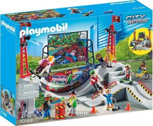 Playmobil PLAYMOBIL CITY ACTION SKATEPARK Z RAMPĄ 70168 1
