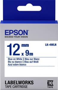 Epson Taśma LK4WLN Niebieski/Biały (C53S654022) 1
