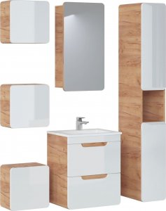 Comad Szafka pod umywalkę 50 cm z szufladami Aruba uniwersalny 3