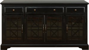 LivinHill AV275-60 Komoda 4D/3S Avola Antique Black uniwersalny 1