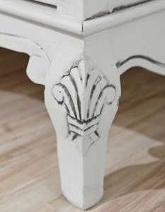 LivinHill Rimini White 08 Komoda biała prowansalska uniwersalny 2