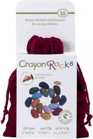 Crayon Rocks Kredki Crayon Rocks w aksamitnym woreczku - 16 kolorów (CRRVE16) 1