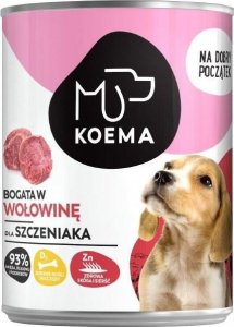 Koema Koema Junior mokra karma wołowina 400g dla psa 1